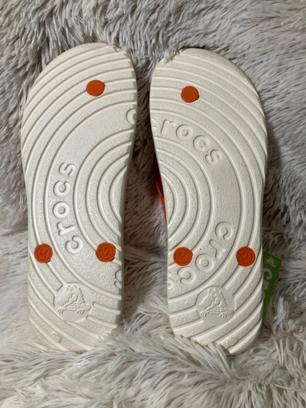 Mens Chawaii Tropical Crocs Flip Flops Size 12